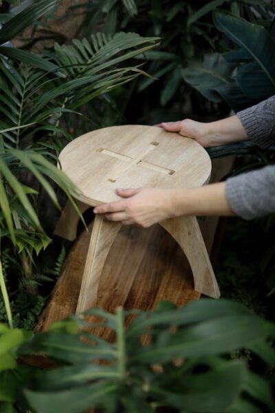 Banquito de madera para armar - Imagen 3