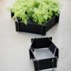 Bancal huertero hexagonal chico de aluminio para armar - -